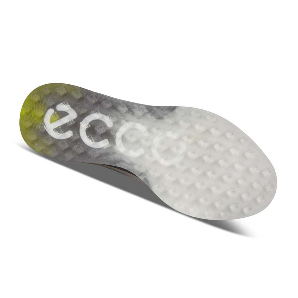 Férfi Ecco S-three Spikeless Golf Cipő Bézs | HU 556EBC